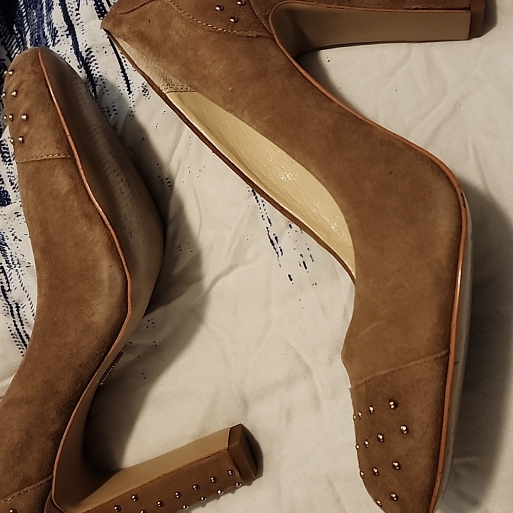 Anne Klein • Stud Suede Heels